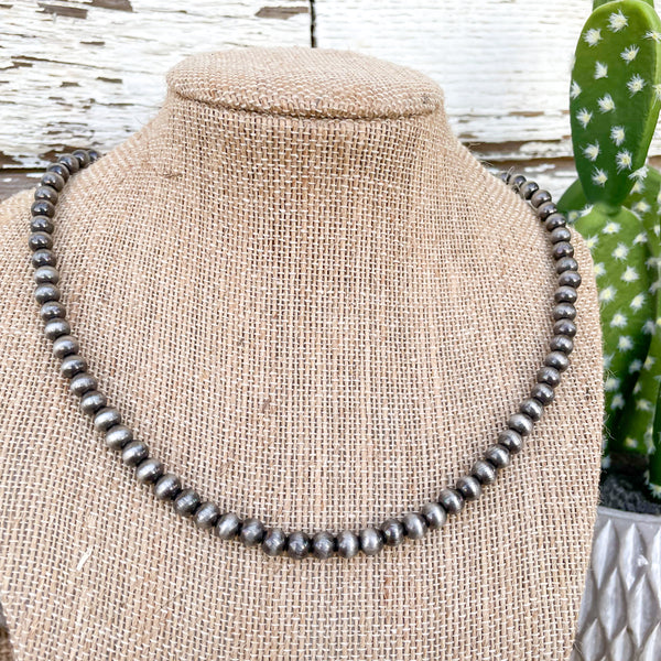 Faux Navajo Pearl Necklace - Style 1