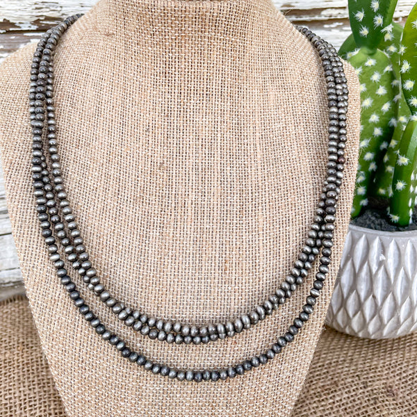 Faux Navajo Pearl Necklace - Style 2