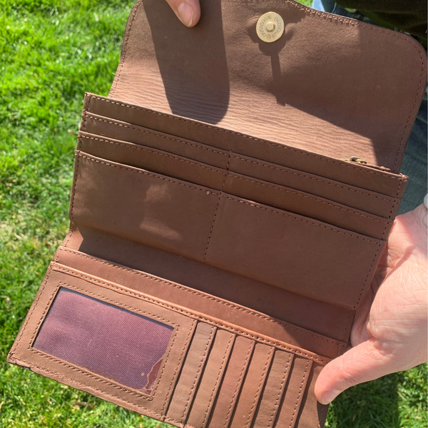 Wallet Brown and Gold