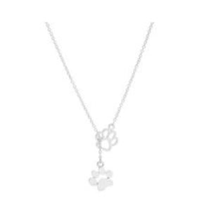 Double Paw Print Necklace