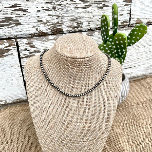 Faux Navajo Pearl Necklace - Style 3