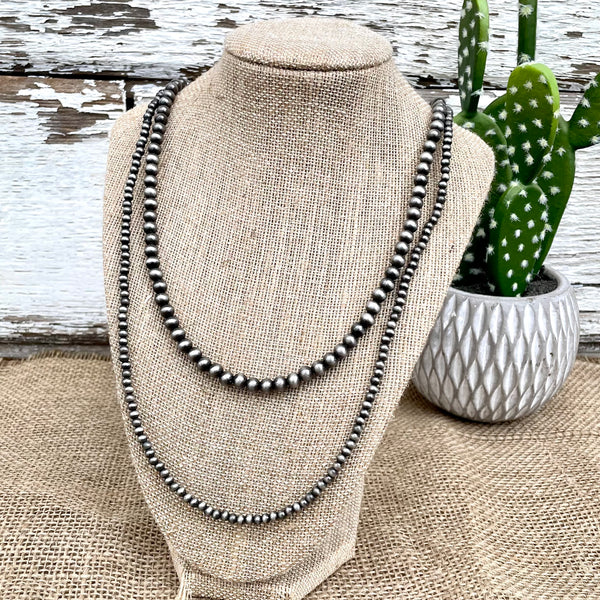 Faux Navajo Pearl Necklace - Style 4